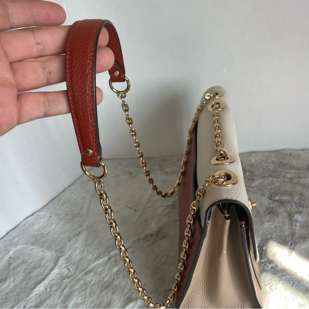 Coach LANE SHOULDER BAG IN COLORBLOCK SIGNATURE CANVAS - Picture 10 of 16